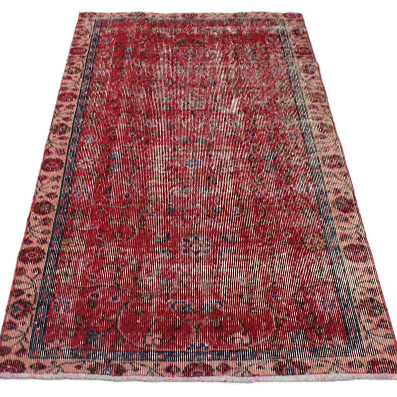El Dokuma Vintage Halı - 87 cm x 183 cm - K0076940