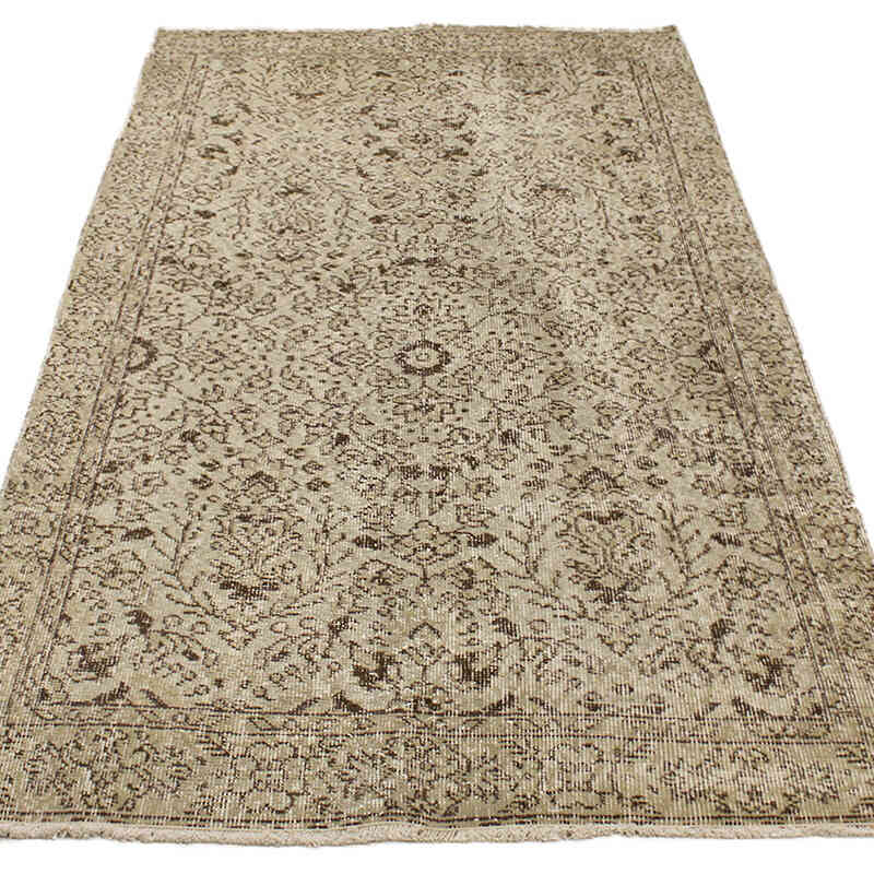 Vintage Turkish Hand-Knotted Rug - 3' 8" x 6' 9" (44" x 81") - K0076941