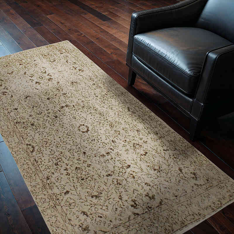 Vintage Turkish Hand-Knotted Rug - 3' 8" x 6' 9" (44" x 81") - K0076941