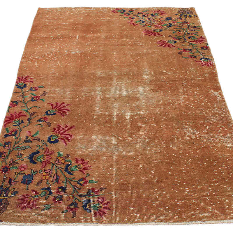 El Dokuma Vintage Halı - 110 cm x 186 cm - K0076944
