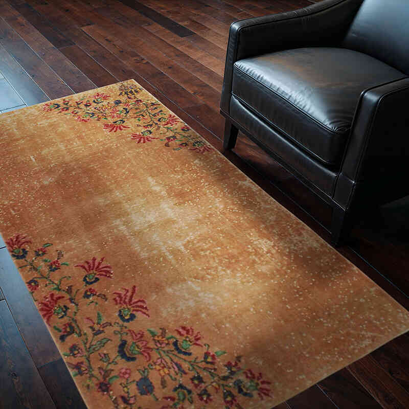 El Dokuma Vintage Halı - 110 cm x 186 cm - K0076944