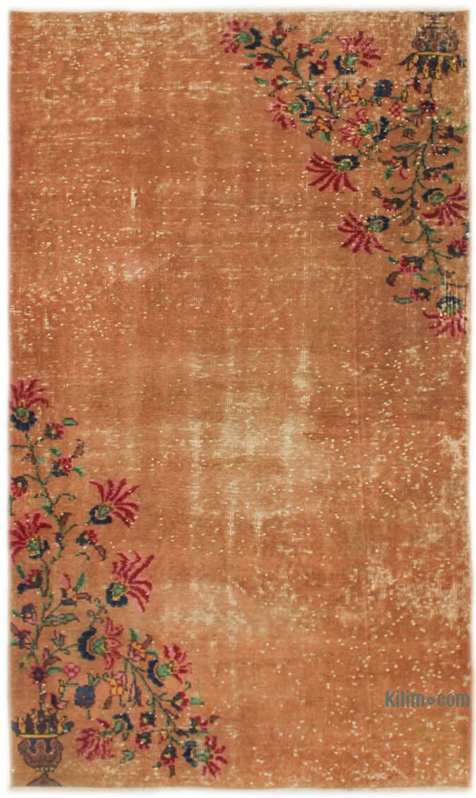 El Dokuma Vintage Halı - 110 cm x 186 cm - K0076944