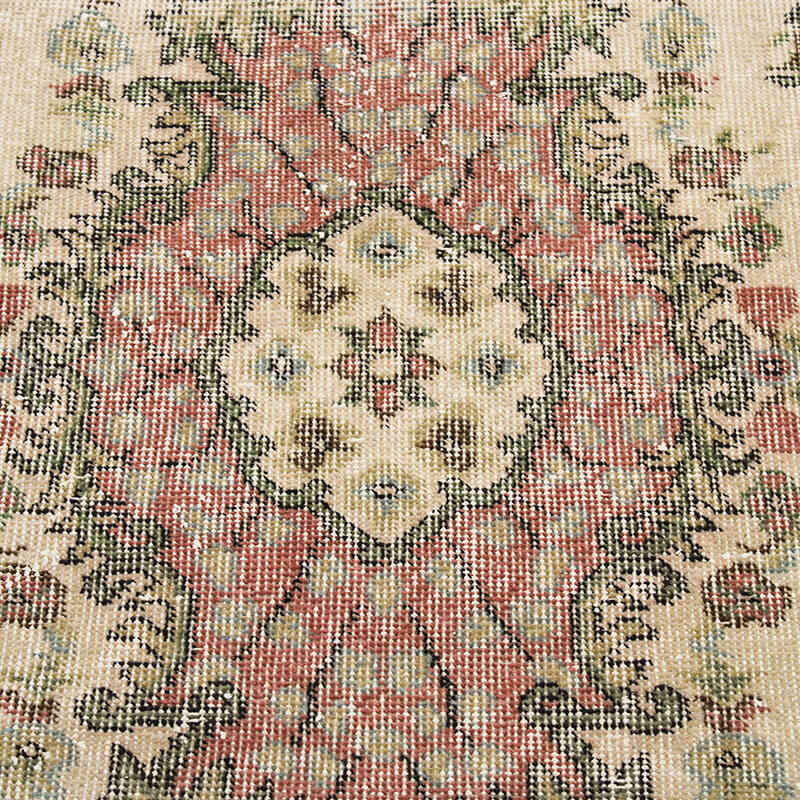 El Dokuma Vintage Halı - 114 cm x 206 cm - K0076948