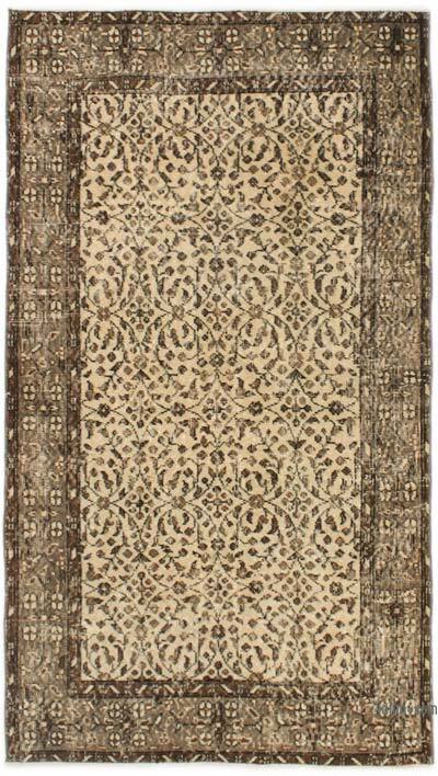 Alfombra Vintage Turca Anudada a Mano - 113 cm x 200 cm