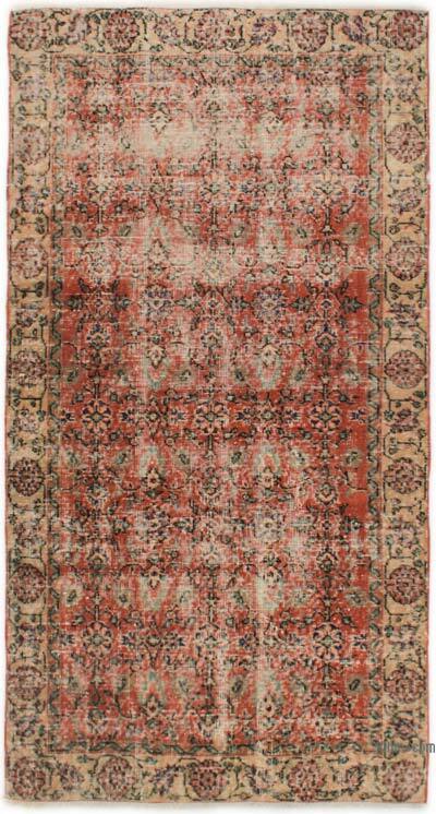 Vintage Turkish Hand-Knotted Rug - 3' 6" x 6' 6" (42" x 78")