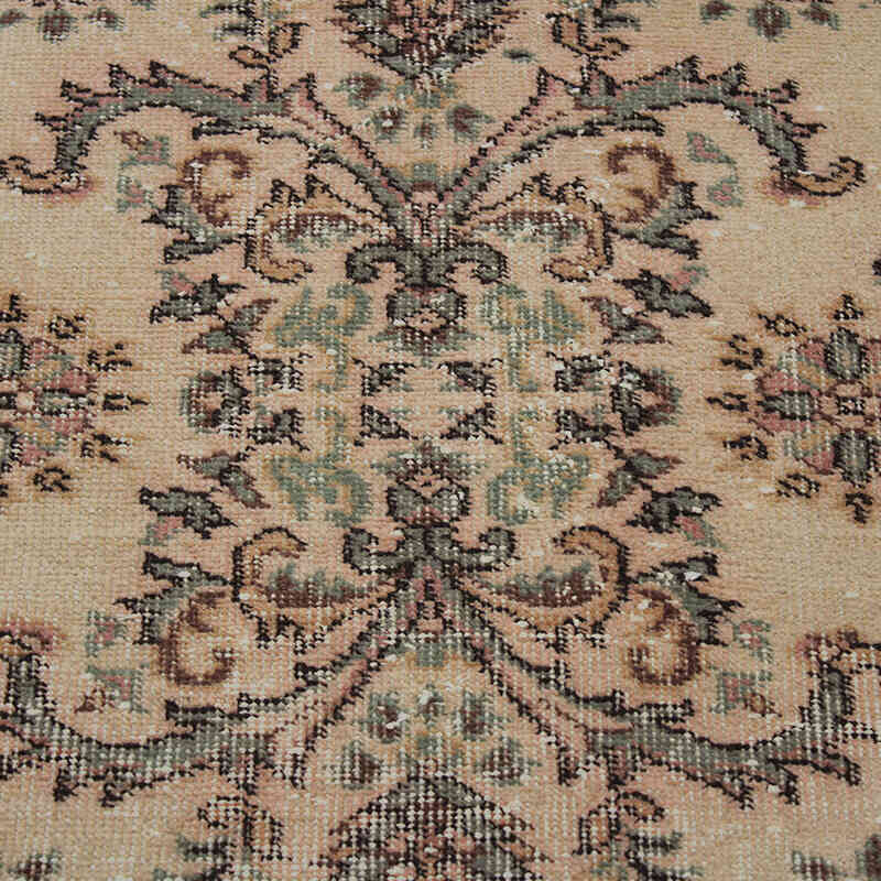 Alfombra Vintage Turca Anudada a Mano - 118 cm x 218 cm - K0076956