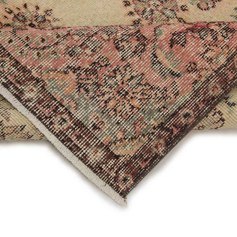Alfombra Vintage Turca Anudada a Mano - 118 cm x 218 cm - K0076956