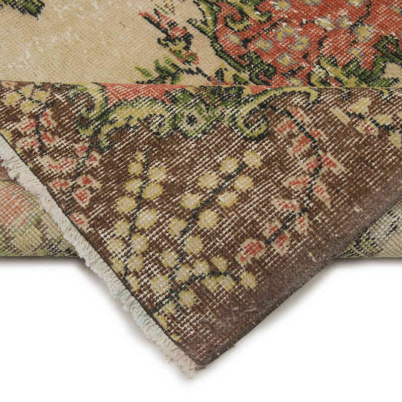Vintage Turkish Hand-Knotted Rug - 3' 8" x 6'  (44" x 72") - K0076959