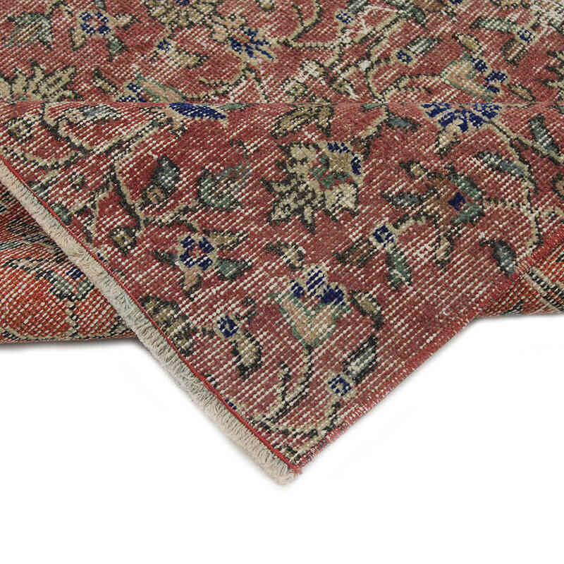 El Dokuma Vintage Halı - 113 cm x 185 cm - K0076962