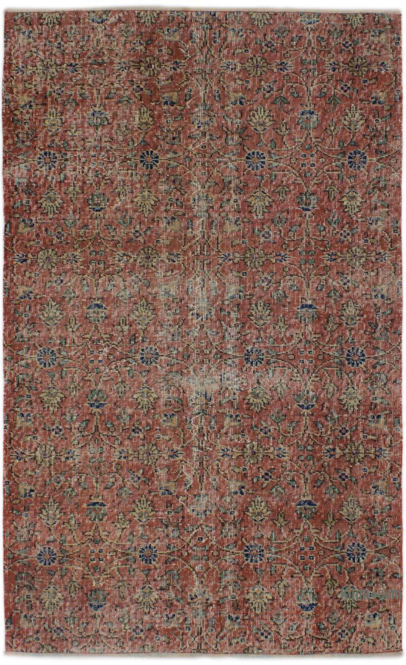 El Dokuma Vintage Halı - 113 cm x 185 cm - K0076962