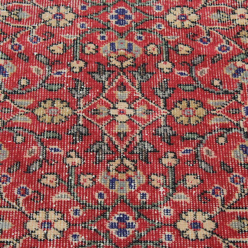Alfombra Vintage Turca Anudada a Mano - 93 cm x 202 cm - K0076965