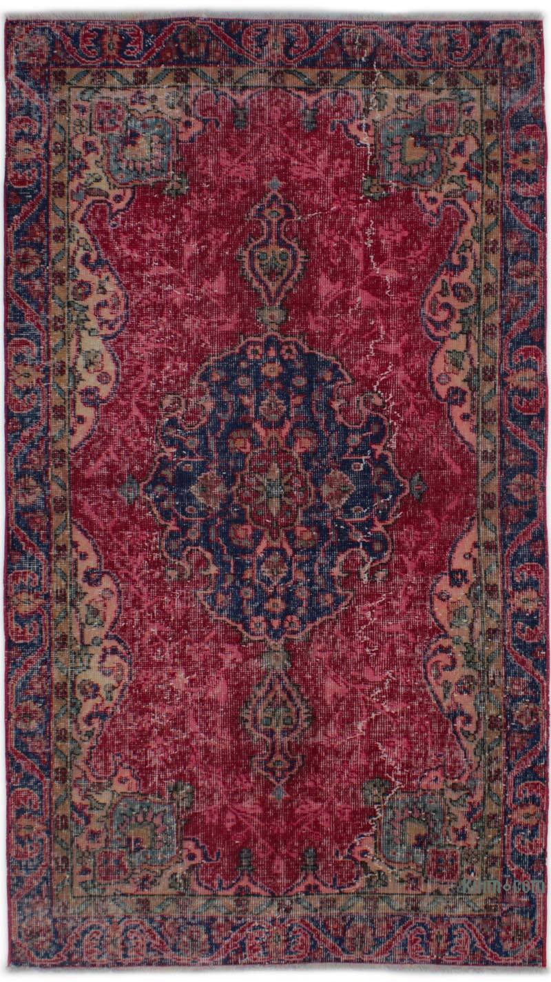 El Dokuma Vintage Halı - 106 cm x 190 cm - K0076970