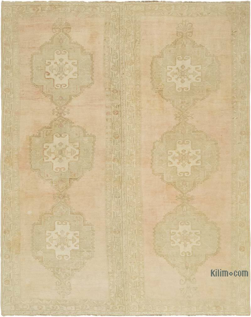 El Dokuma Vintage Halı - 286 cm x 355 cm - K0076981