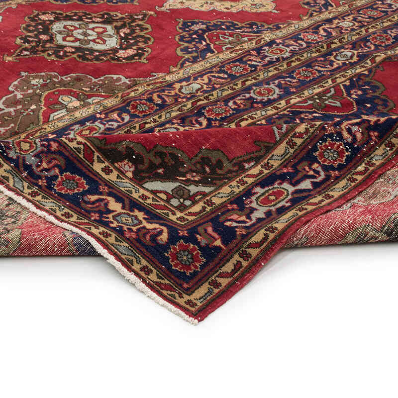 Vintage Turkish Hand-Knotted Rug - 9' 5" x 13' 5" (113" x 161") - K0076982