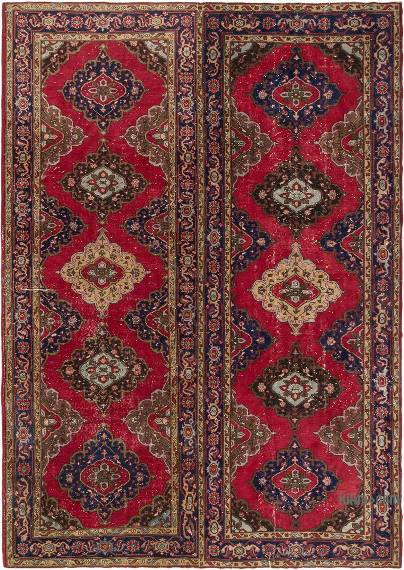 Vintage Turkish Hand-Knotted Rug - 9' 5" x 13' 5" (113" x 161") - K0076982