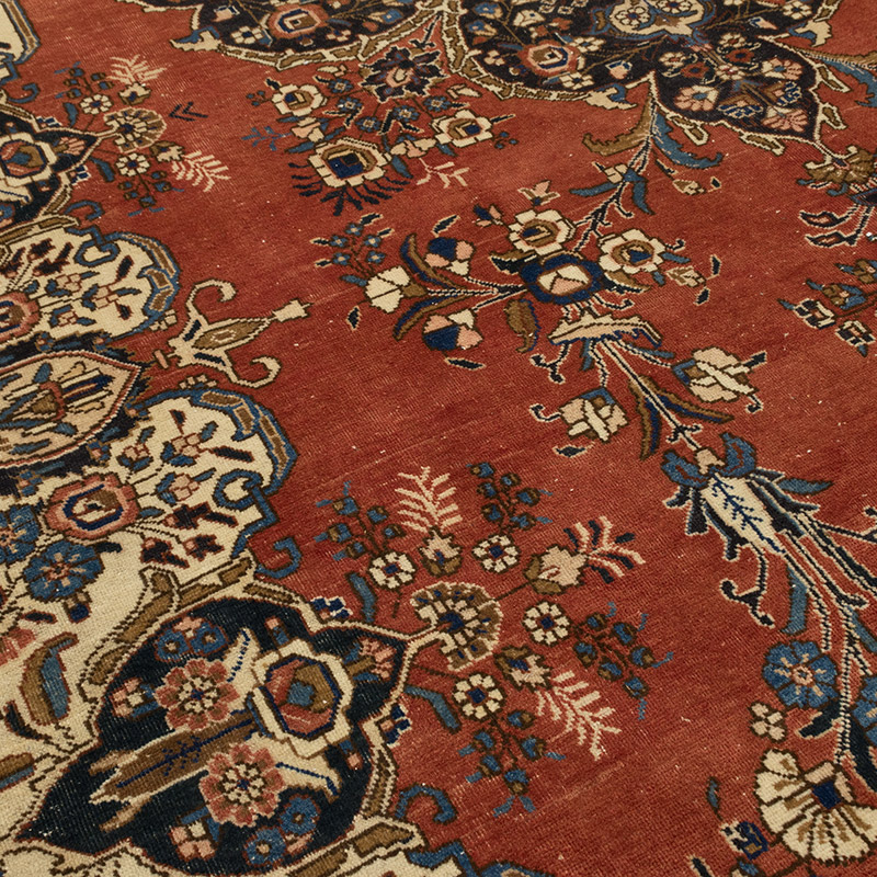 Alfombra Oriental Vintage Anudada a Mano - 370 cm x 570 cm - K0076984