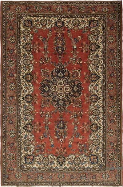 El Dokuma Vintage Halı - 370 cm x 570 cm