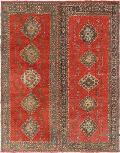 Vintage Turkish Hand-Knotted Rug - 8' 11" x 11' 2" (107" x 134")