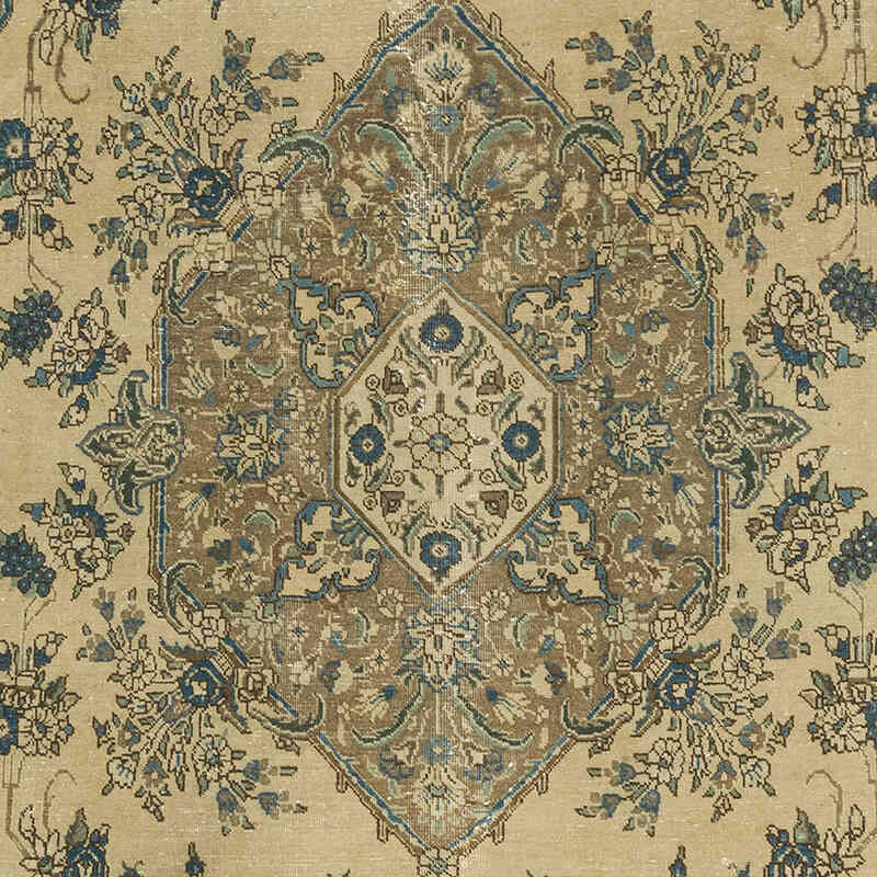 Alfombra Oriental Vintage Anudada a Mano - 241 cm x 373 cm - K0076990