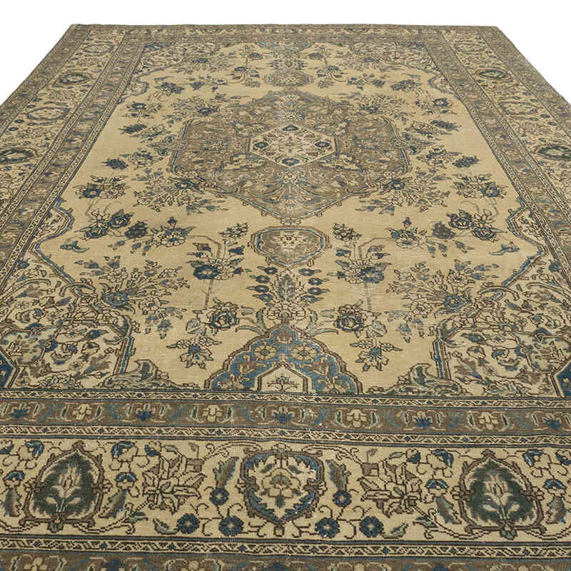 Alfombra Oriental Vintage Anudada a Mano - 241 cm x 373 cm - K0076990