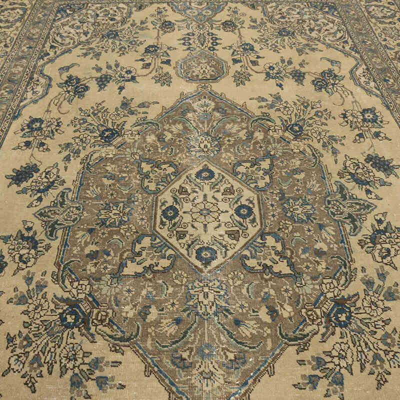 Alfombra Oriental Vintage Anudada a Mano - 241 cm x 373 cm - K0076990