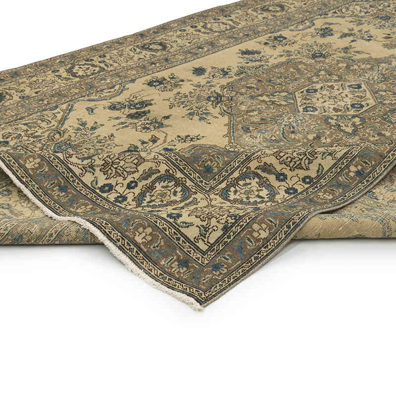 Alfombra Oriental Vintage Anudada a Mano - 241 cm x 373 cm - K0076990
