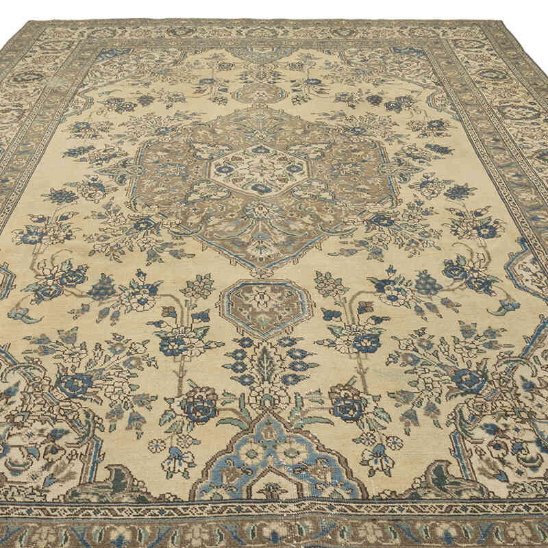 Alfombra Oriental Vintage Anudada a Mano - 241 cm x 373 cm - K0076990
