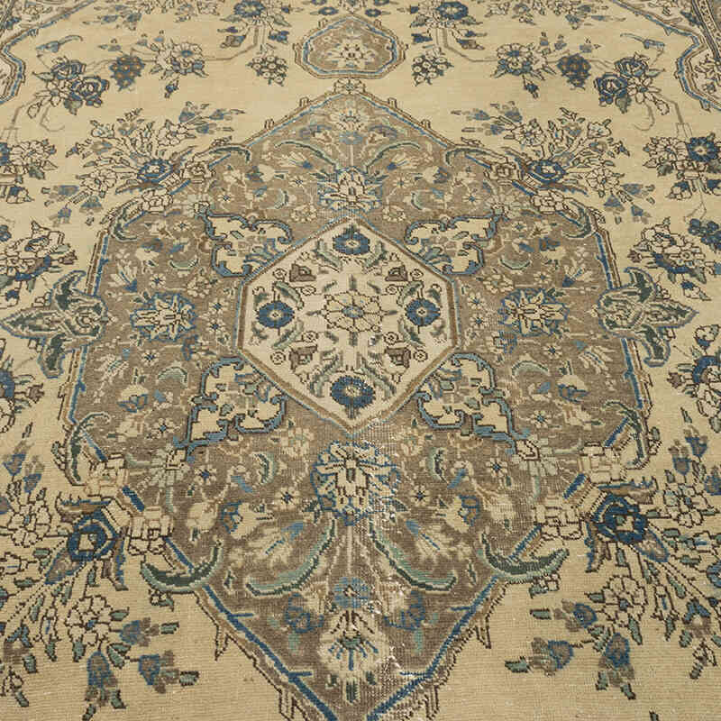 Alfombra Oriental Vintage Anudada a Mano - 241 cm x 373 cm - K0076990