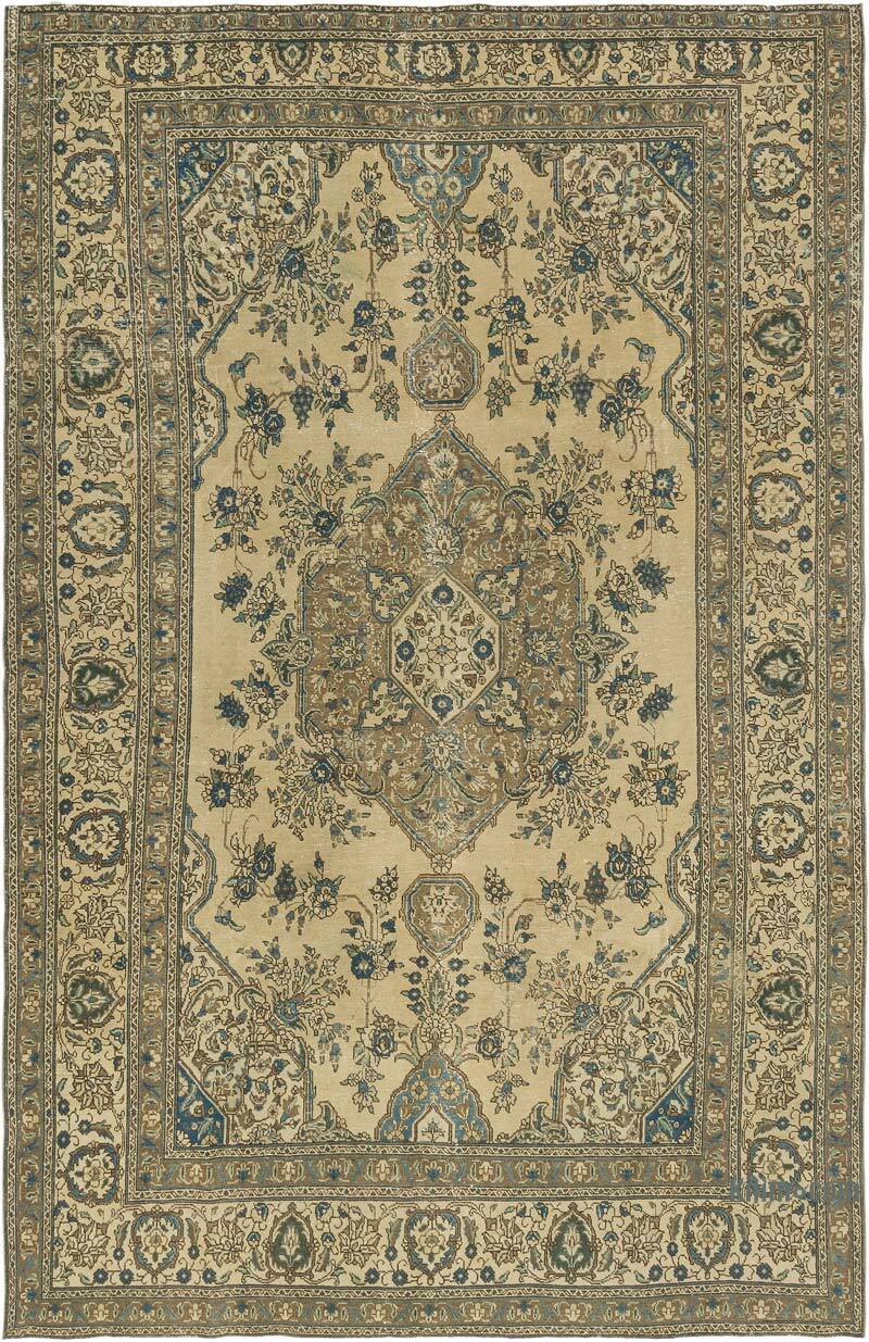 Alfombra Oriental Vintage Anudada a Mano - 241 cm x 373 cm - K0076990