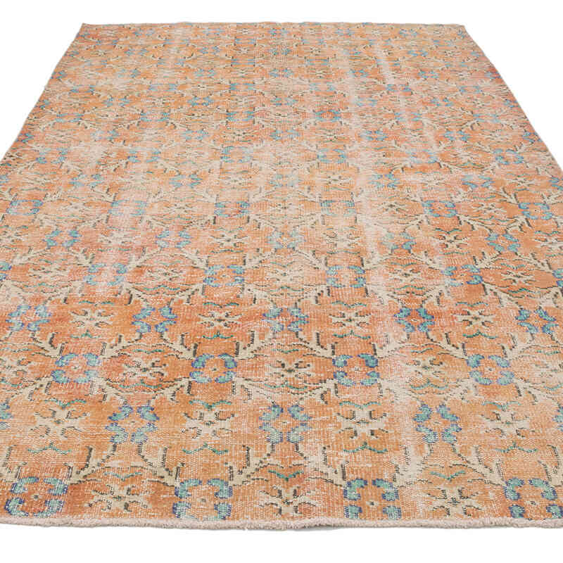 Alfombra Vintage Turca Anudada a Mano - 170 cm x 275 cm - K0076996