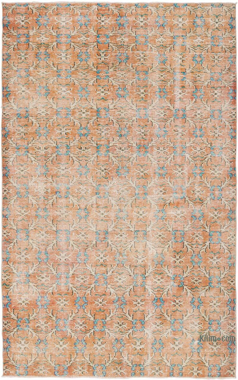 Alfombra Vintage Turca Anudada a Mano - 170 cm x 275 cm - K0076996