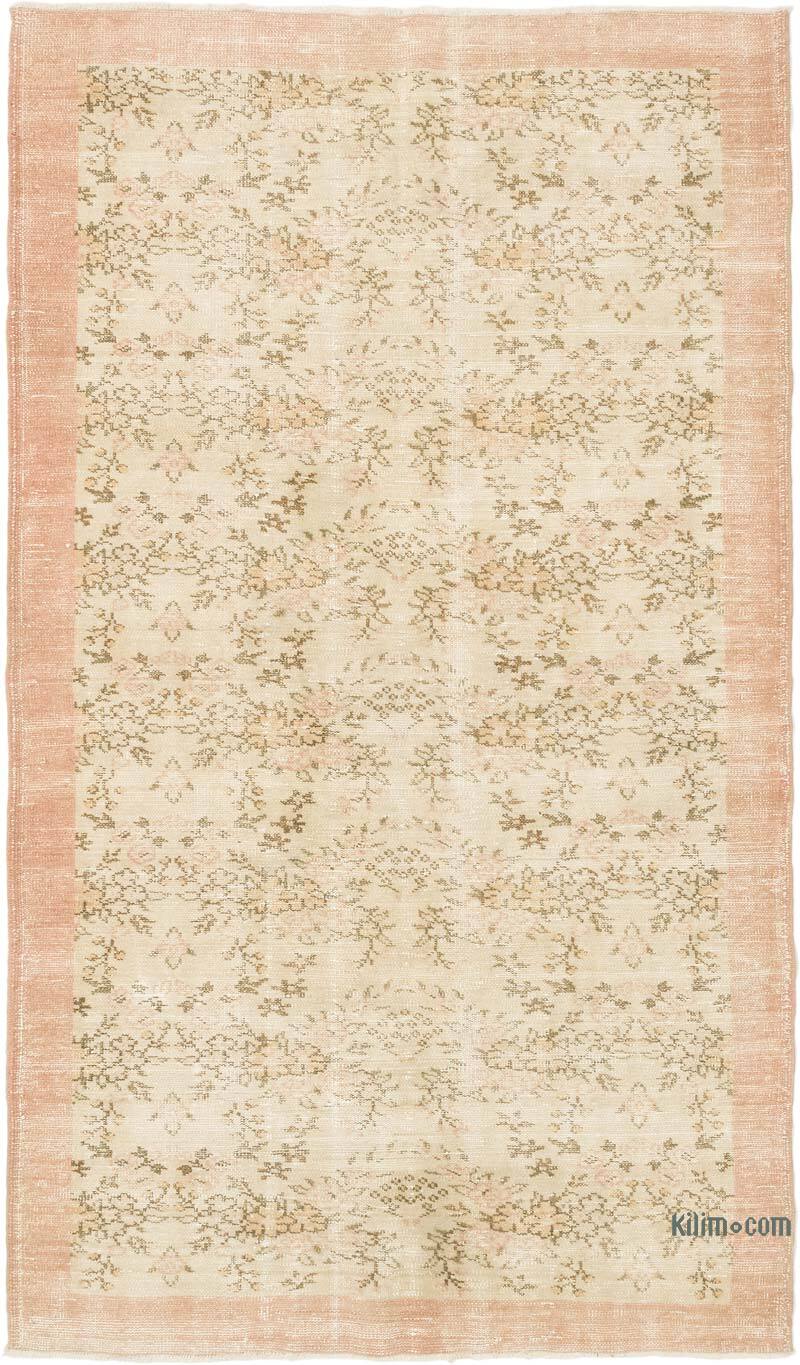 Vintage Turkish Hand-Knotted Rug - 5' 5" x 8' 11" (65" x 107") - K0077004