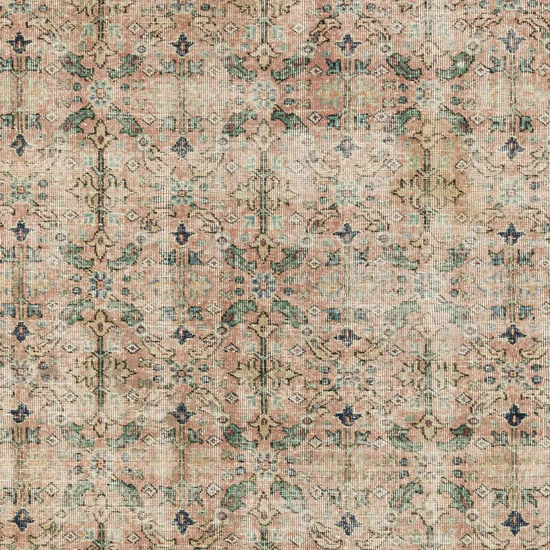 Vintage Turkish Hand-Knotted Rug - 6' 8" x 9' 9" (80" x 117") - K0077007