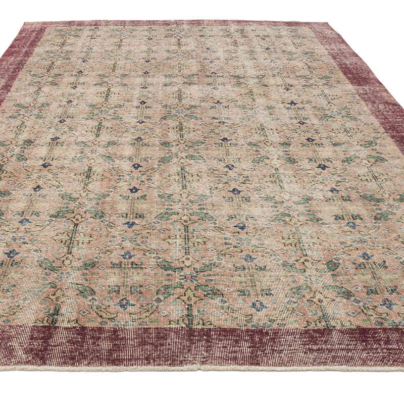 Vintage Turkish Hand-Knotted Rug - 6' 8" x 9' 9" (80" x 117") - K0077007