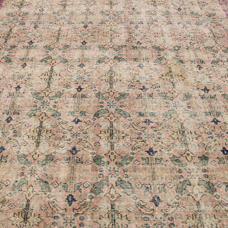 Vintage Turkish Hand-Knotted Rug - 6' 8" x 9' 9" (80" x 117") - K0077007