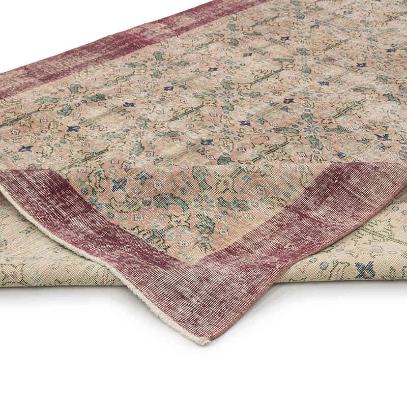 Vintage Turkish Hand-Knotted Rug - 6' 8" x 9' 9" (80" x 117") - K0077007