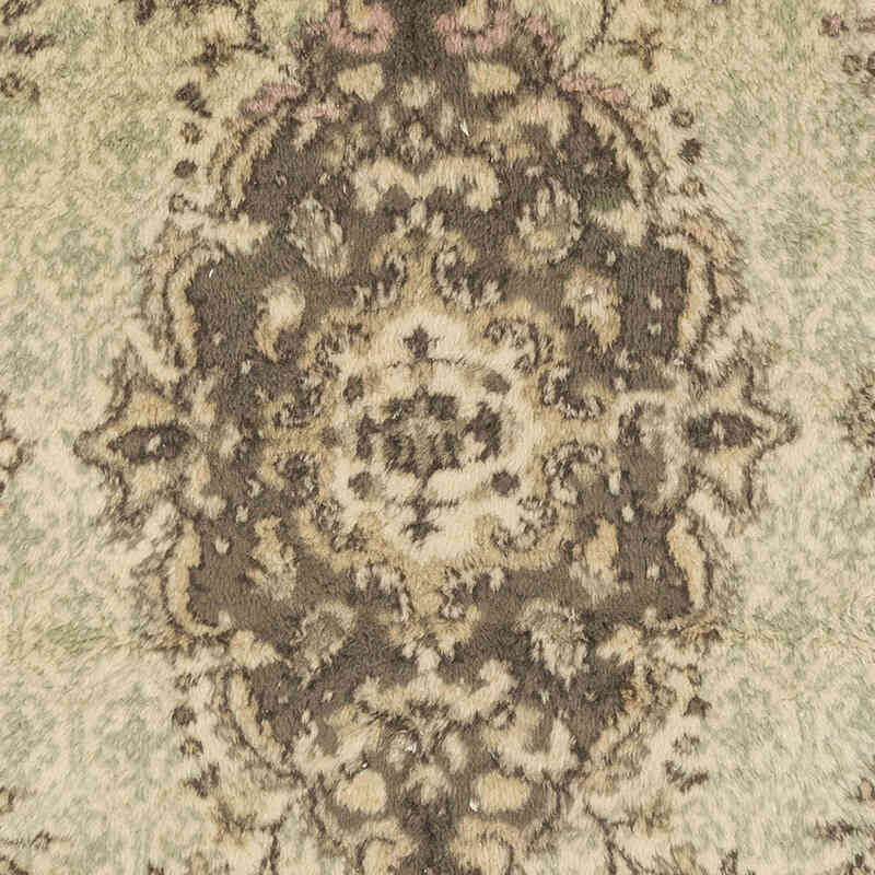 Alfombra Vintage Turca Anudada a Mano - 118 cm x 225 cm - K0077012