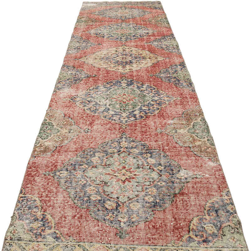Vintage Anadolu Yolluk - 93 cm x 405 cm - K0077013