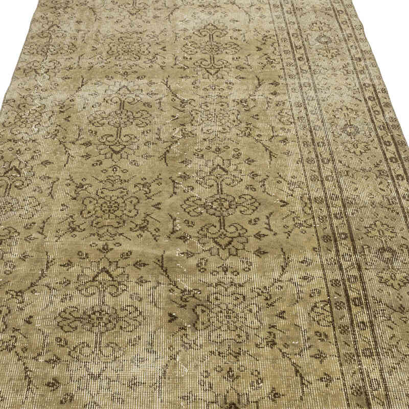 Alfombra Vintage Turca Anudada a Mano - 116 cm x 228 cm - K0077014