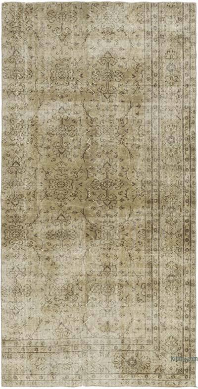 Vintage Turkish Hand-Knotted Rug - 3' 10" x 7' 6" (46" x 90")