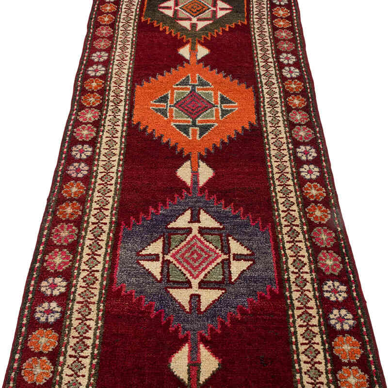 Vintage Anadolu Yolluk - 80 cm x 370 cm - K0077035
