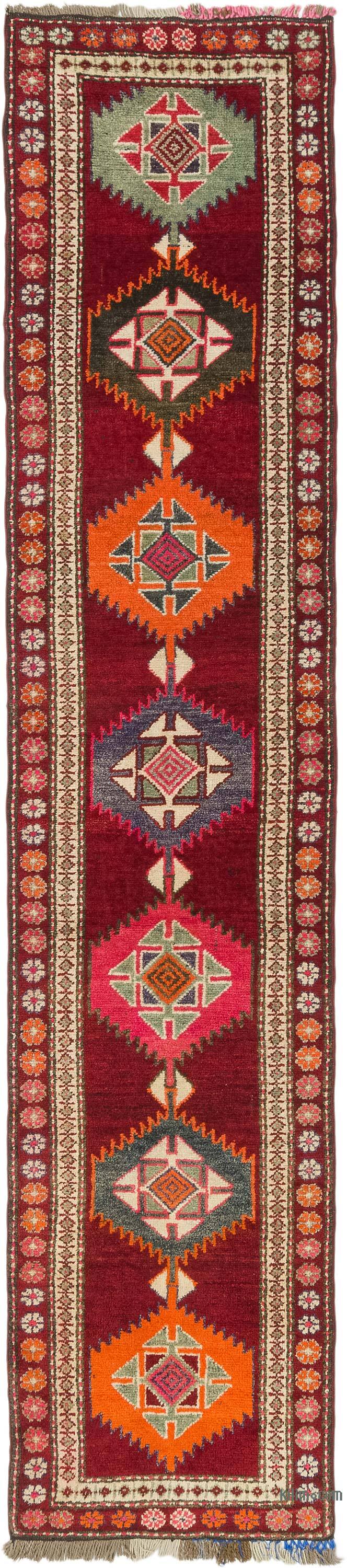 Vintage Anadolu Yolluk - 80 cm x 370 cm - K0077035