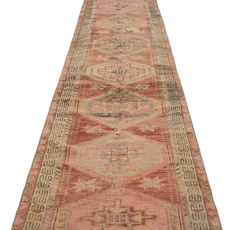 Vintage Tribal Runner Rug - 2' 6" x 11' 10" (30" x 142") - K0077037