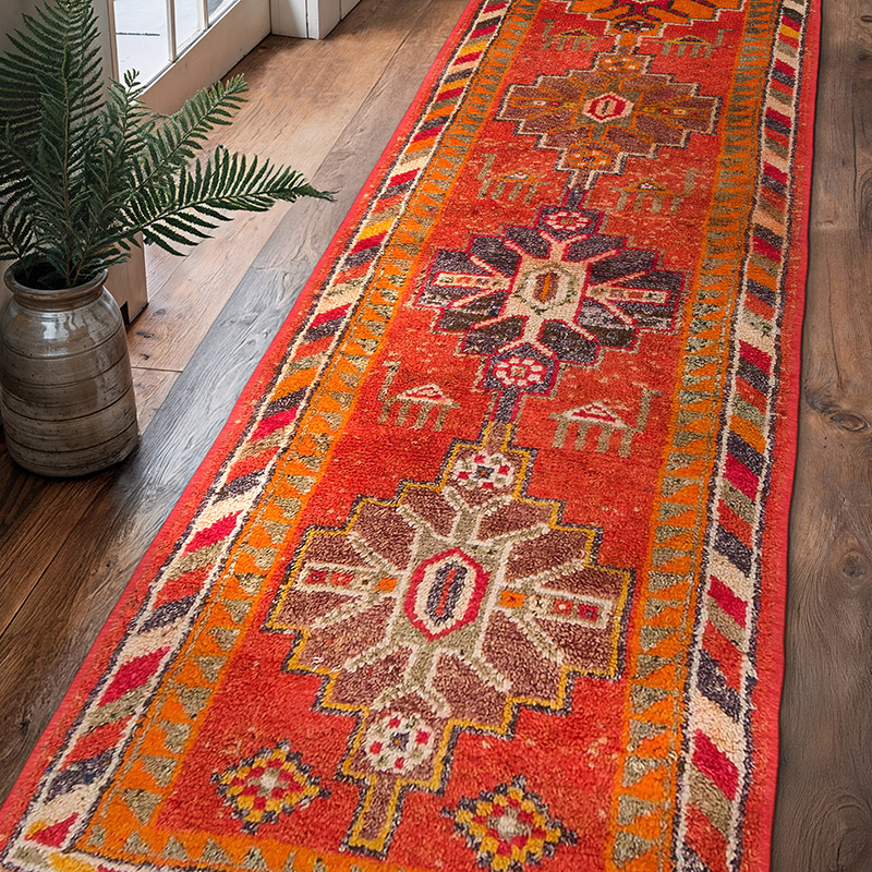 Vintage Anadolu Yolluk - 85 cm x 311 cm - K0077040