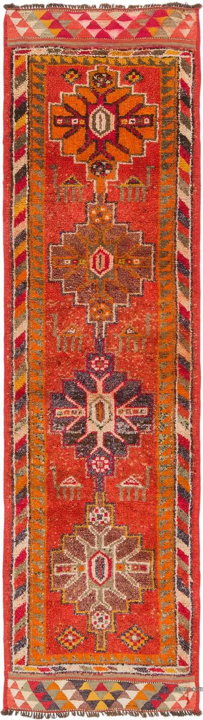 Vintage Tribal Runner Rug - 2' 9" x 10' 2" (33" x 122")