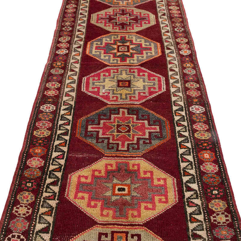 Alfombra Vintage de pasillo - 90 cm x 337 cm - K0077041