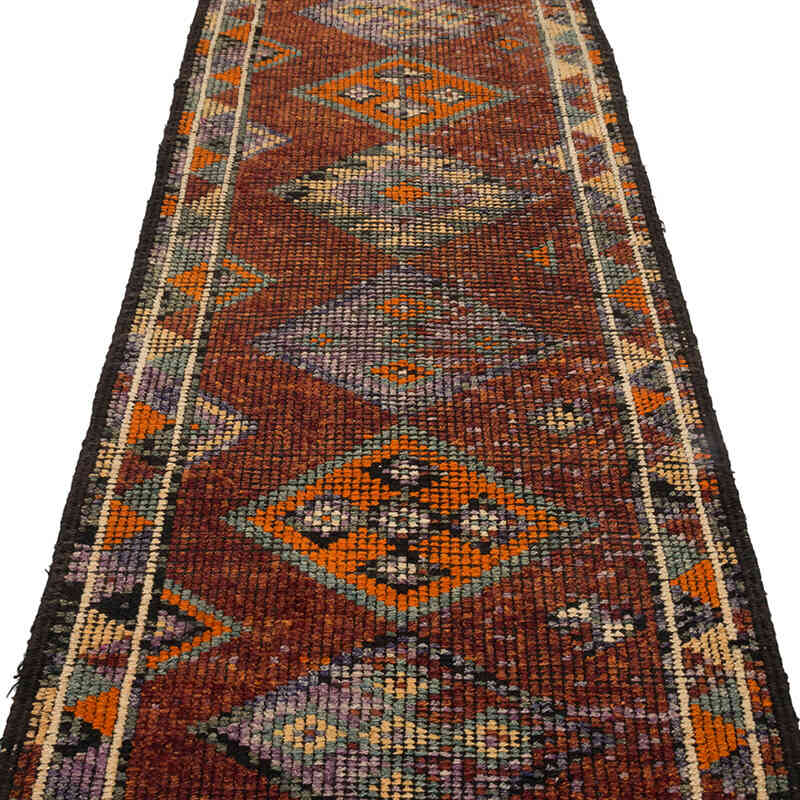 Vintage Tribal Runner Rug - 2' 9" x 12' 6" (33" x 150") - K0077042