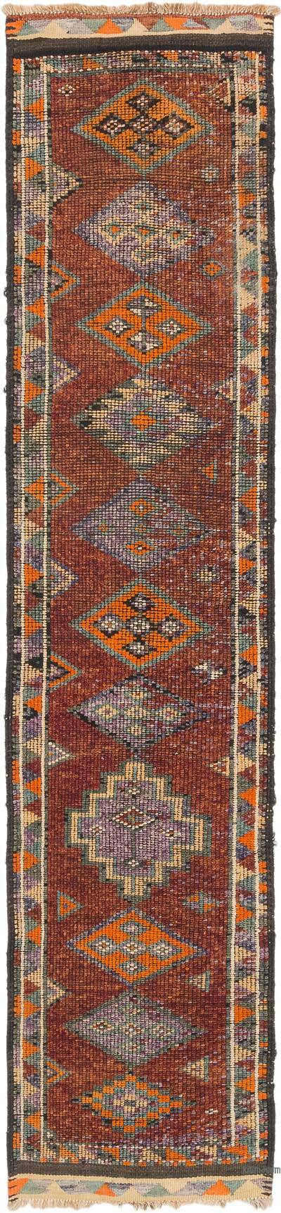 Vintage Tribal Runner Rug - 2' 9" x 12' 6" (33" x 150")