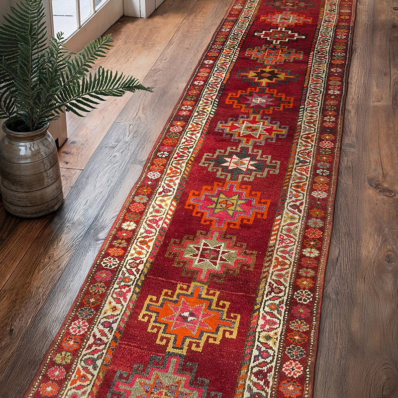 Vintage Anadolu Yolluk - 90 cm x 407 cm - K0077043