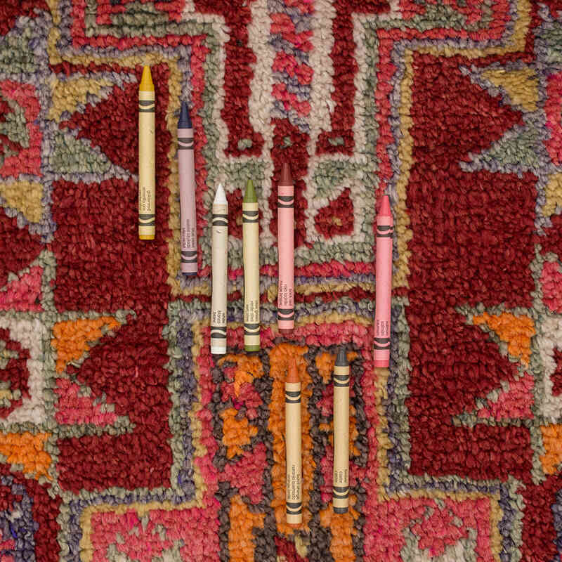 Vintage Tribal Runner Rug - 2' 10" x 12' 4" (34" x 148") - K0077045